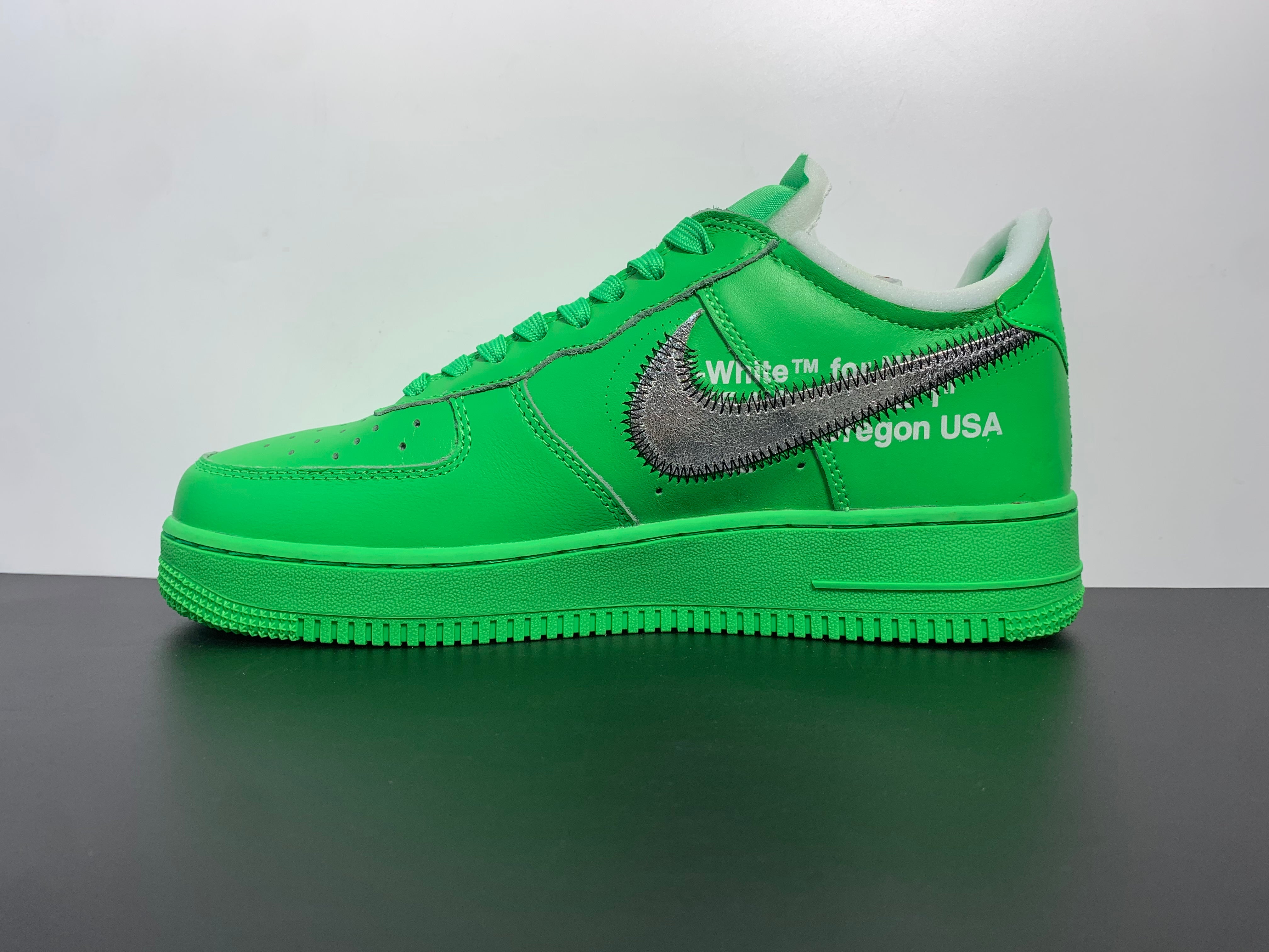 Off white nike hot sale air force neon