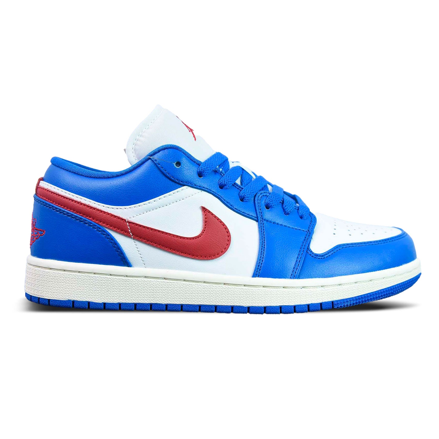 Jordan 1 Low Sport Blue Gym Red (Women's)