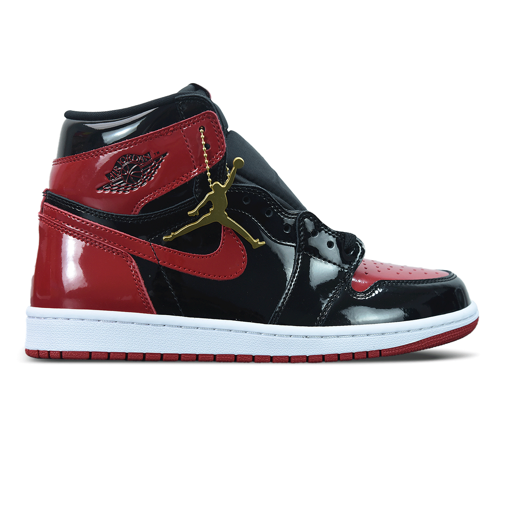 Air Jordan 1 High Patent Bred