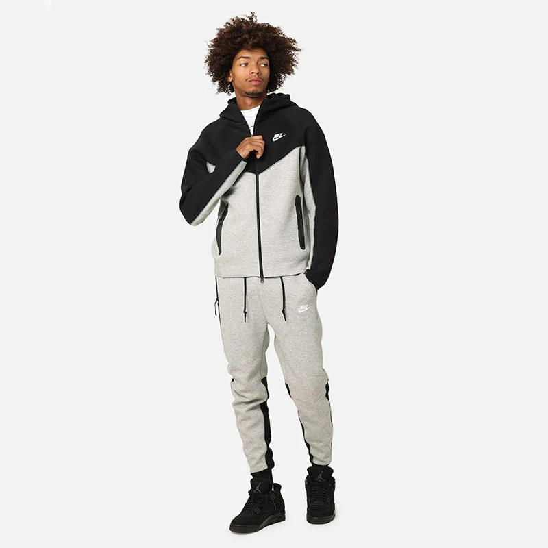 Conjunto Nike Tech Fleece Black Grey